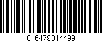 Código de barras (EAN, GTIN, SKU, ISBN): '816479014499'