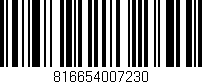 Código de barras (EAN, GTIN, SKU, ISBN): '816654007230'