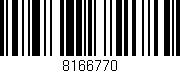 Código de barras (EAN, GTIN, SKU, ISBN): '8166770'