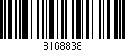 Código de barras (EAN, GTIN, SKU, ISBN): '8168838'