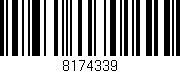 Código de barras (EAN, GTIN, SKU, ISBN): '8174339'