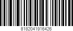 Código de barras (EAN, GTIN, SKU, ISBN): '8182041916426'