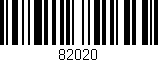 Código de barras (EAN, GTIN, SKU, ISBN): '82020'