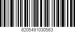 Código de barras (EAN, GTIN, SKU, ISBN): '8205491030563'