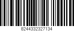 Código de barras (EAN, GTIN, SKU, ISBN): '8244332327134'