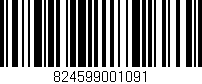 Código de barras (EAN, GTIN, SKU, ISBN): '824599001091'