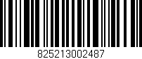 Código de barras (EAN, GTIN, SKU, ISBN): '825213002487'