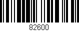 Código de barras (EAN, GTIN, SKU, ISBN): '82600'