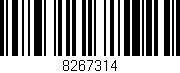 Código de barras (EAN, GTIN, SKU, ISBN): '8267314'