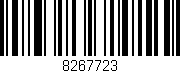 Código de barras (EAN, GTIN, SKU, ISBN): '8267723'