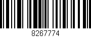 Código de barras (EAN, GTIN, SKU, ISBN): '8267774'