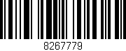 Código de barras (EAN, GTIN, SKU, ISBN): '8267779'