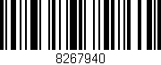 Código de barras (EAN, GTIN, SKU, ISBN): '8267940'