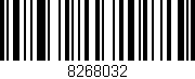 Código de barras (EAN, GTIN, SKU, ISBN): '8268032'