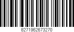 Código de barras (EAN, GTIN, SKU, ISBN): '8271962673270'