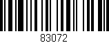 Código de barras (EAN, GTIN, SKU, ISBN): '83072'