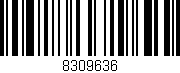 Código de barras (EAN, GTIN, SKU, ISBN): '8309636'