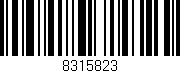 Código de barras (EAN, GTIN, SKU, ISBN): '8315823'