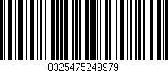 Código de barras (EAN, GTIN, SKU, ISBN): '8325475249979'