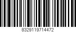 Código de barras (EAN, GTIN, SKU, ISBN): '8329119714472'