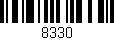Código de barras (EAN, GTIN, SKU, ISBN): '8330'