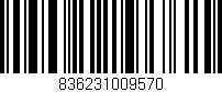 Código de barras (EAN, GTIN, SKU, ISBN): '836231009570'
