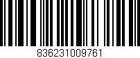 Código de barras (EAN, GTIN, SKU, ISBN): '836231009761'