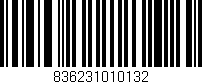 Código de barras (EAN, GTIN, SKU, ISBN): '836231010132'
