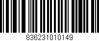 Código de barras (EAN, GTIN, SKU, ISBN): '836231010149'
