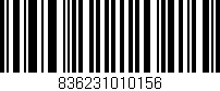 Código de barras (EAN, GTIN, SKU, ISBN): '836231010156'