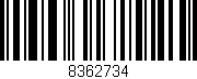 Código de barras (EAN, GTIN, SKU, ISBN): '8362734'