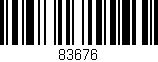 Código de barras (EAN, GTIN, SKU, ISBN): '83676'