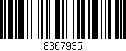Código de barras (EAN, GTIN, SKU, ISBN): '8367935'