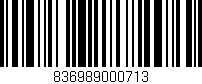 Código de barras (EAN, GTIN, SKU, ISBN): '836989000713'