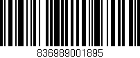 Código de barras (EAN, GTIN, SKU, ISBN): '836989001895'