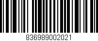 Código de barras (EAN, GTIN, SKU, ISBN): '836989002021'