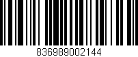 Código de barras (EAN, GTIN, SKU, ISBN): '836989002144'