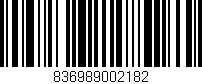 Código de barras (EAN, GTIN, SKU, ISBN): '836989002182'