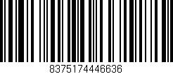 Código de barras (EAN, GTIN, SKU, ISBN): '8375174446636'
