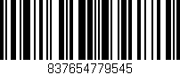 Código de barras (EAN, GTIN, SKU, ISBN): '837654779545'