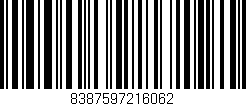 Código de barras (EAN, GTIN, SKU, ISBN): '8387597216062'