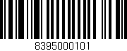 Código de barras (EAN, GTIN, SKU, ISBN): '8395000101'