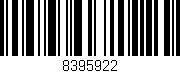 Código de barras (EAN, GTIN, SKU, ISBN): '8395922'