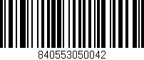 Código de barras (EAN, GTIN, SKU, ISBN): '840553050042'