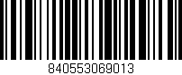 Código de barras (EAN, GTIN, SKU, ISBN): '840553069013'