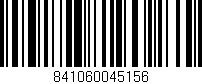Código de barras (EAN, GTIN, SKU, ISBN): '841060045156'