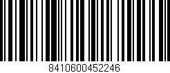 Código de barras (EAN, GTIN, SKU, ISBN): '8410600452246'