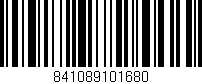 Código de barras (EAN, GTIN, SKU, ISBN): '841089101680'
