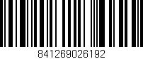Código de barras (EAN, GTIN, SKU, ISBN): '841269026192'