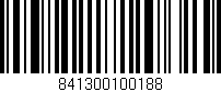 Código de barras (EAN, GTIN, SKU, ISBN): '841300100188'